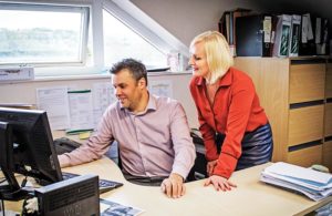 Steve McClary, Service Development Manager, Oberoi Consulting with Julie Winterbottom, Managing Partner, Westcliffe Partnership Steve McClary, Service Development Manager, Oberoi Consulting with Julie Winterbottom, Managing Partner, Westcliffe Partnership